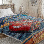 Orkide Welsoft  Şimşek McQueen Battaniye 180x220 CM