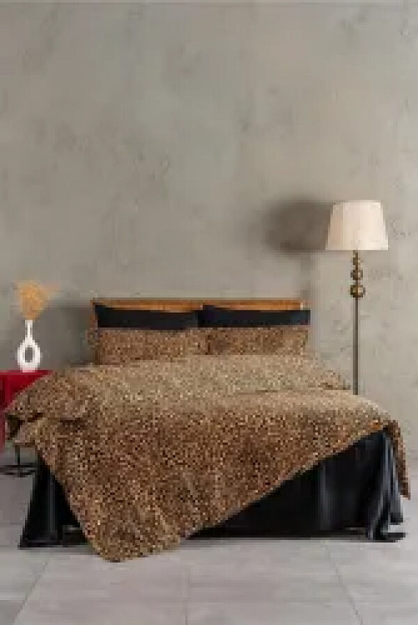 Panthera Saten Nevresim Takımı Çift Kişilik
