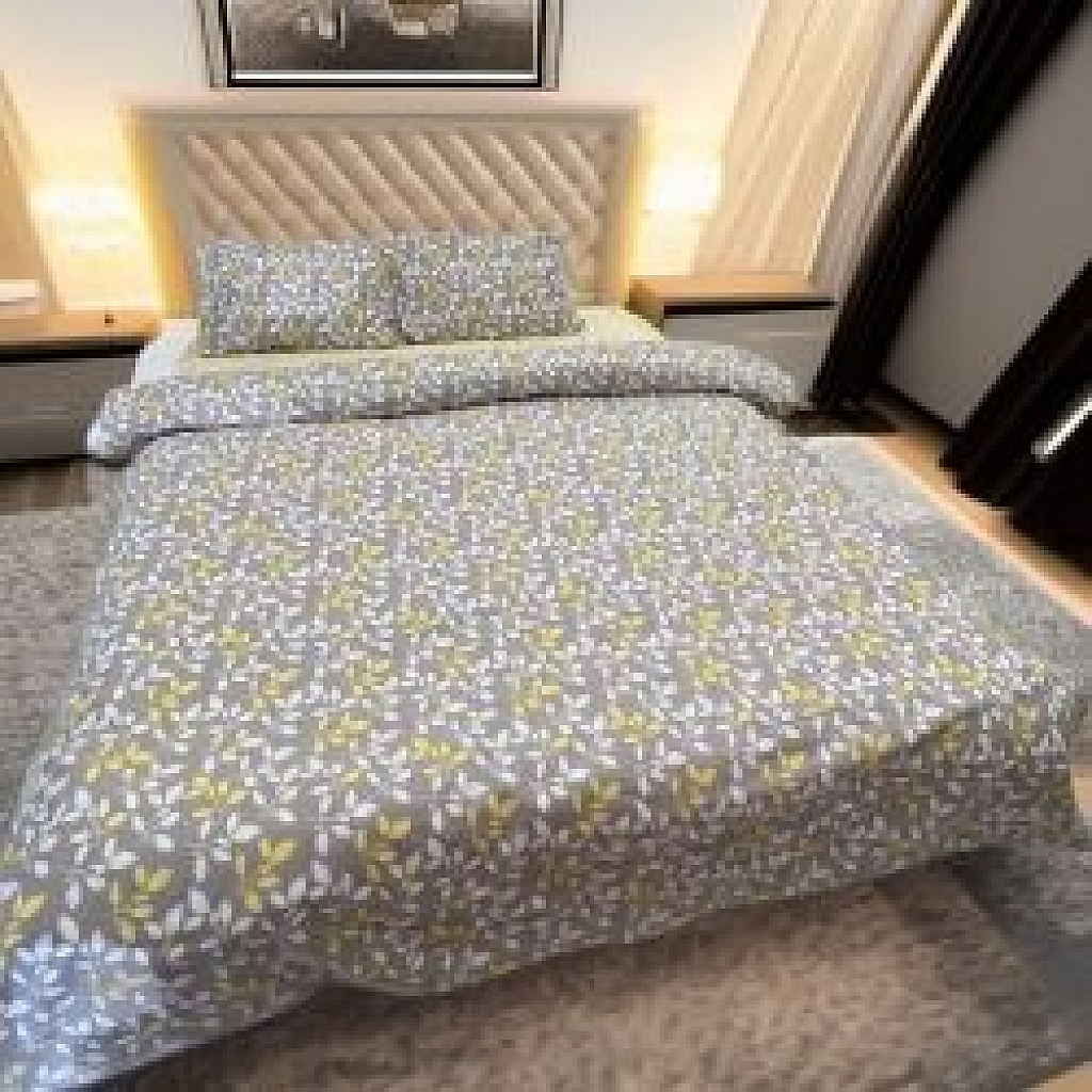 enhanced_1787231536813_d59b3 Flower %100 Pamuk Lux Pazen Nevresim Takımı Çift Kişilik - Görsel 1