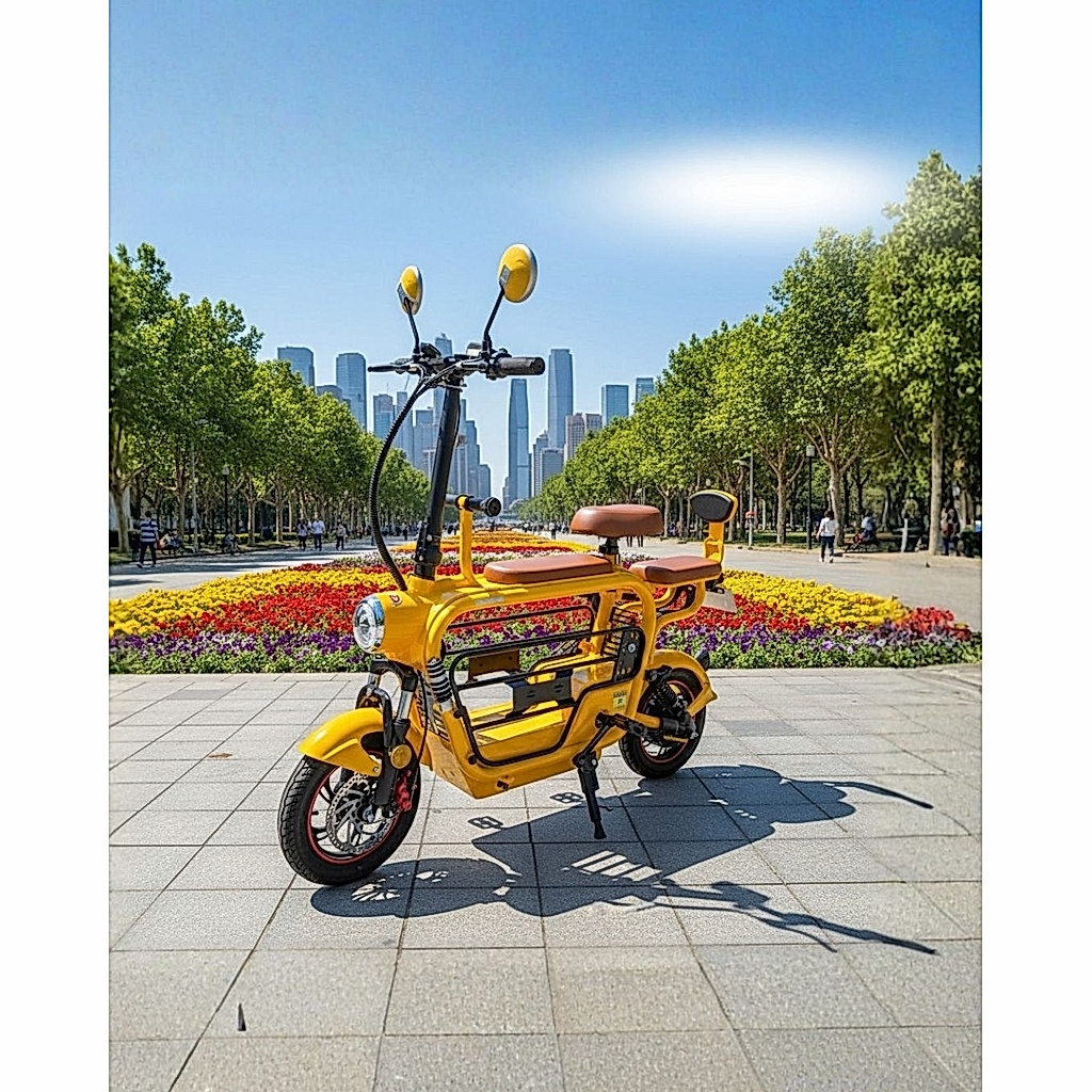 enhanced_1787313639916_zlipi QUEEN Little Apple Elektrikli Scooter - Görsel 1