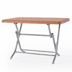 Heniver Rattan 70X120cm Katlanır Masa