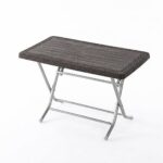 Heniver Rattan 70X120cm Katlanır Masa - Görsel 3