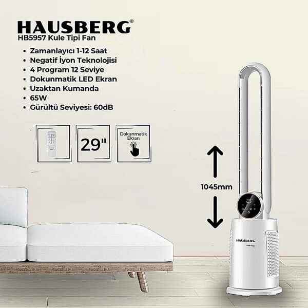 Hausberg HB5957 Kule Tipi Fan