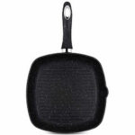 Lines Granit 28Cm Kare Grilll Tava