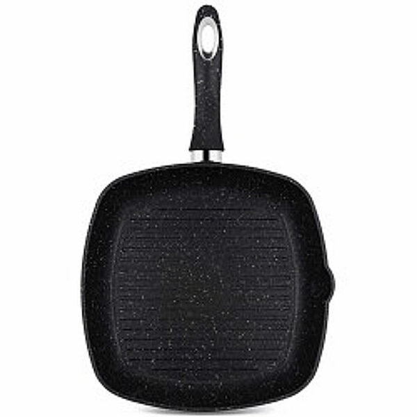 Lines Granit 28Cm Kare Grilll Tava