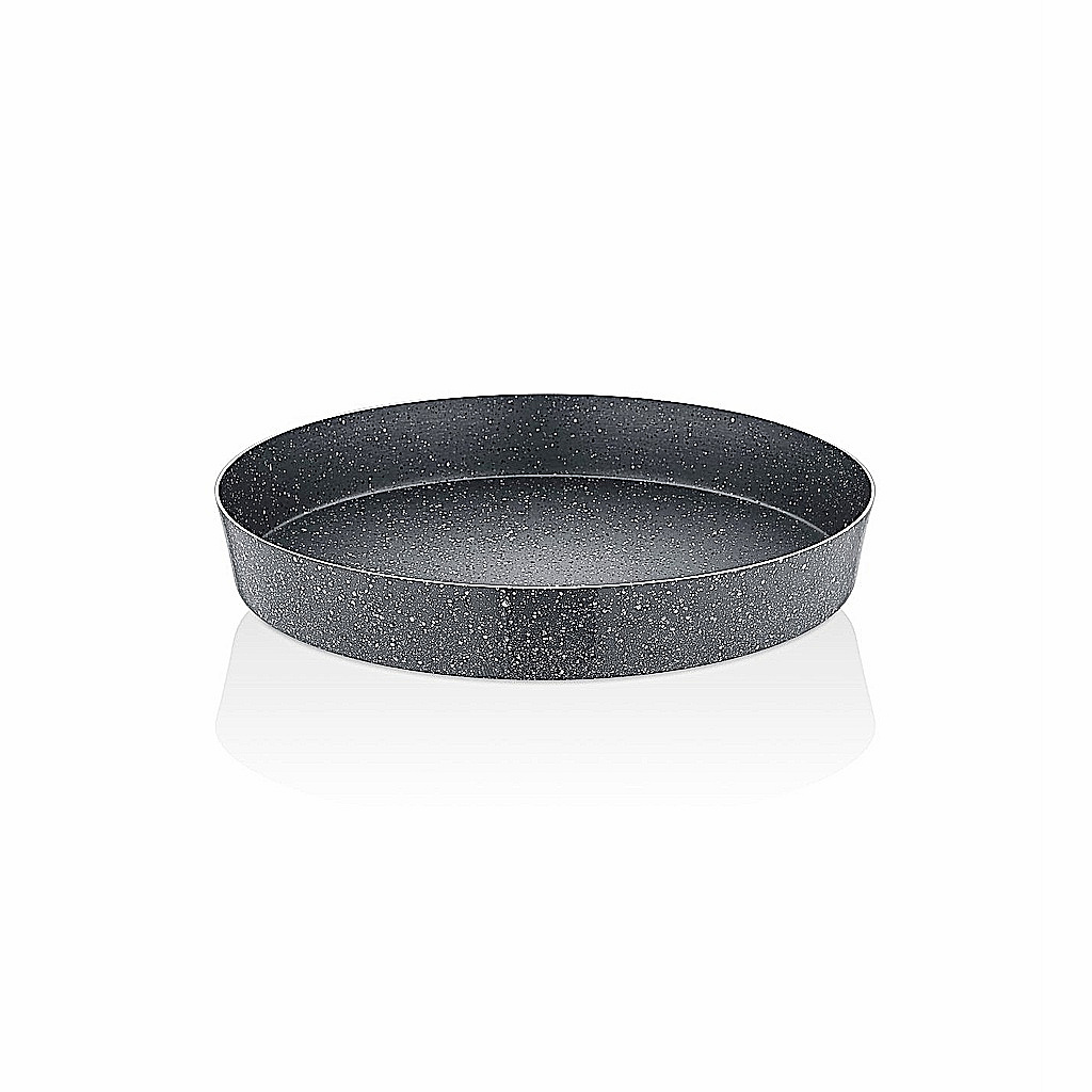 enhanced_1787670264592_89abe Lines Granit Oval 30Cm Fırın Tepsisi Outlet - Görsel 1