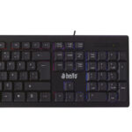 2573 Hello Işıklı Kablolu Oyuncu Klavye + Mouse Combo Set - Görsel 2