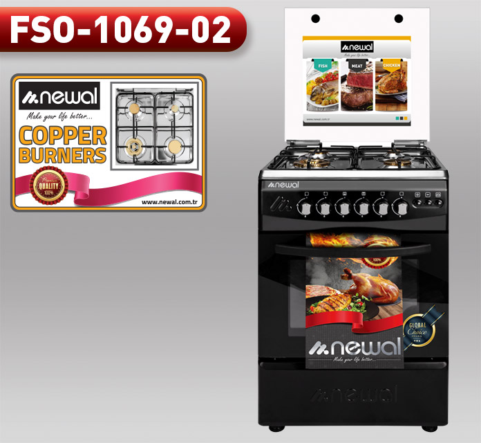 Newal FSO1069/2  Solo Fırın Siyah