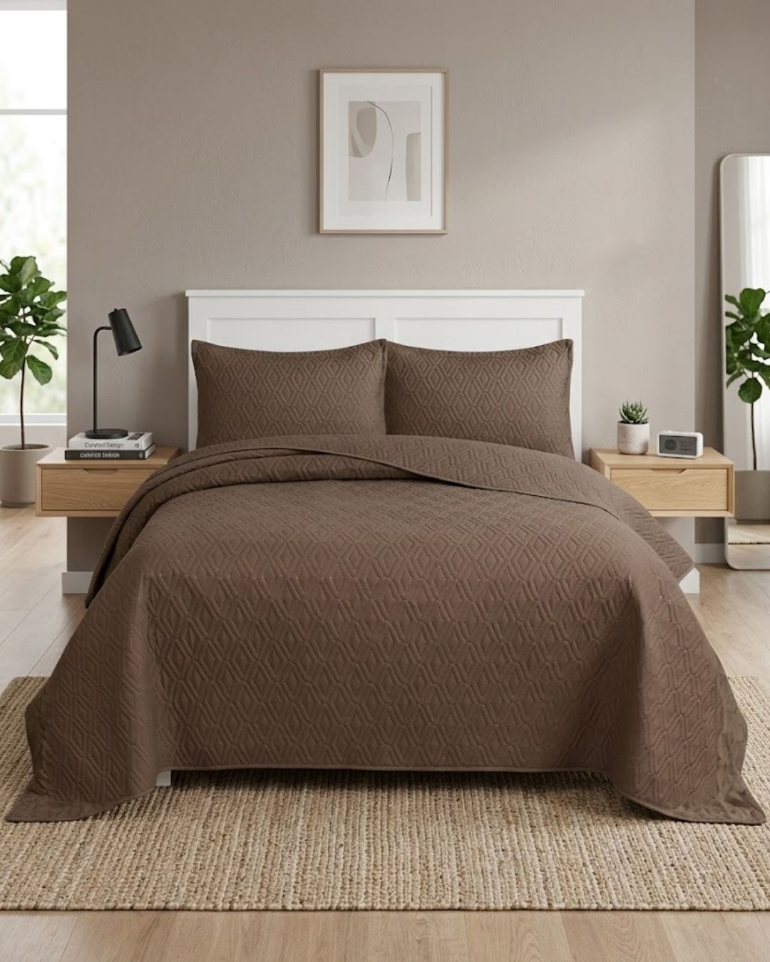Toptan-Tekstil-50-6a9bd5a95ada6 Lüx Yatak Örtüsü Yastık Kılıflı 160x220 - Görsel 1