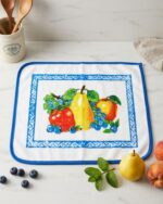 Orkide Desenli Mutfak Havlusu 35x50