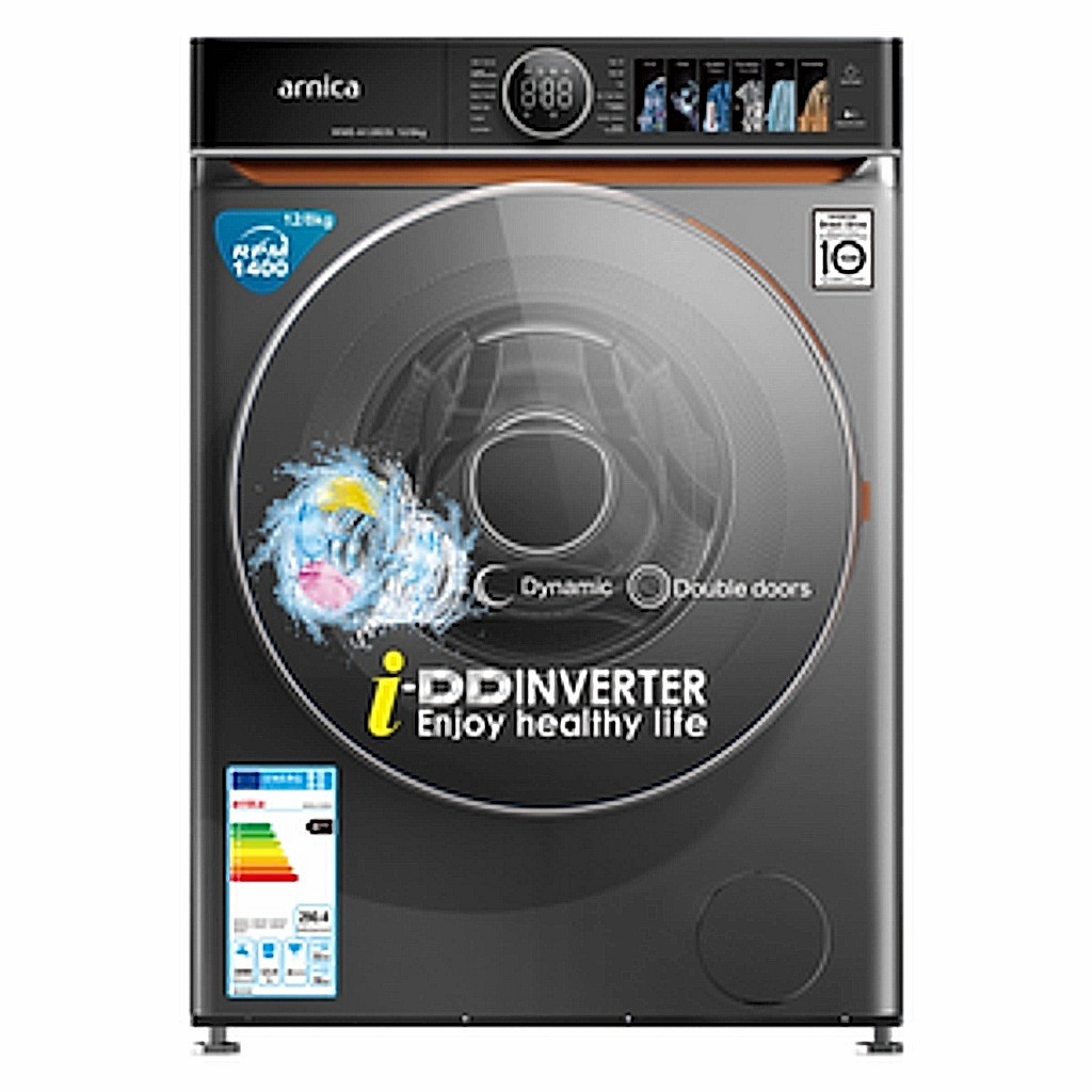 enhanced_1787649191485_c7dff ARNICA WMD-128DS 12KG/8KG İnverter Çamaşır ve Kurutma Makinesi - Görsel 1