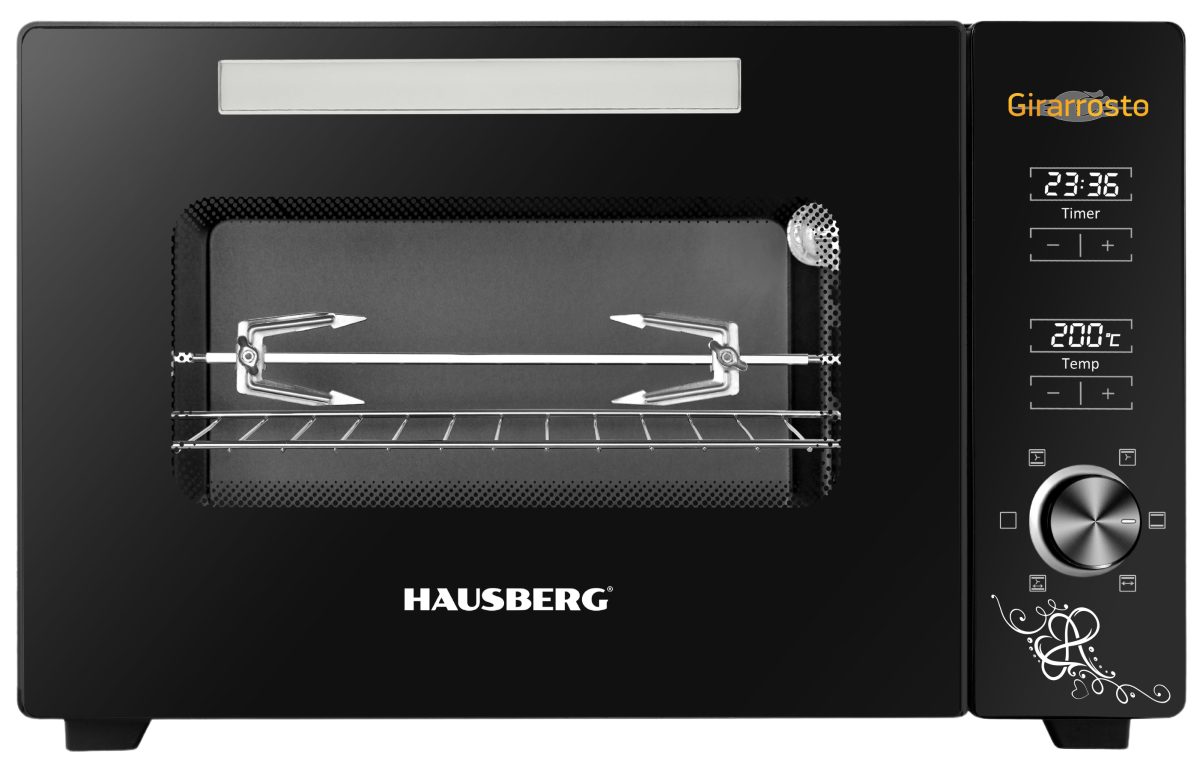 HAUSBERG HB9260 Çevirme ve Fanlı Dijital Elektrikli Fırın - Görsel 1