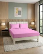 Mikro Saten Fitted Set - Pembe - Görsel 4