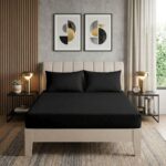 Mikro Saten Fitted Set - Siyah