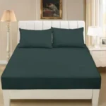 Mikro Saten Fitted Set Çift Kişilik 165x200 Düz Renk