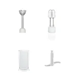 Arnica 12F5 Panna Stick Blender Set Beyaz - Görsel 5