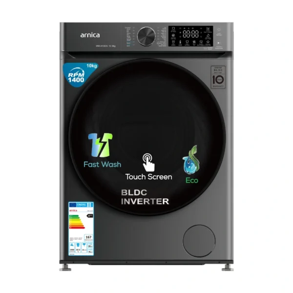 ARNICA WM-A10DS 10KG SILVER İnverter Çamaşır Makinesi