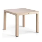 HENIVER 90X90 CAMSIZ MASA KAHVE-GRI - Görsel 2