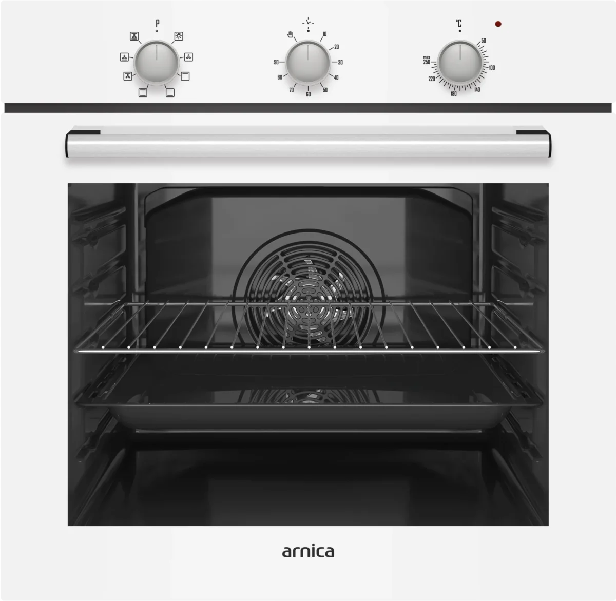 REGAL.0221 ARNICA ANKASTRE 0+8 76LT BEYAZ TURBO FIRIN - Görsel 1