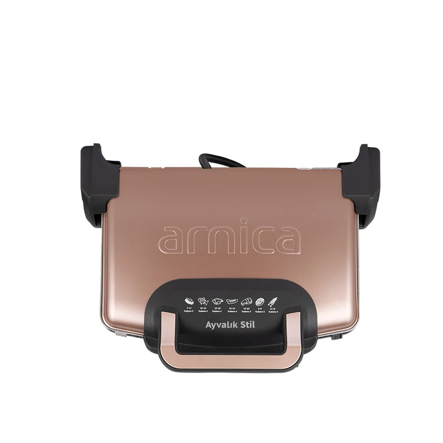 S.3220 Arnica Ayvalık Stil Tost Makinesi Gümüş 17EC - Görsel 1
