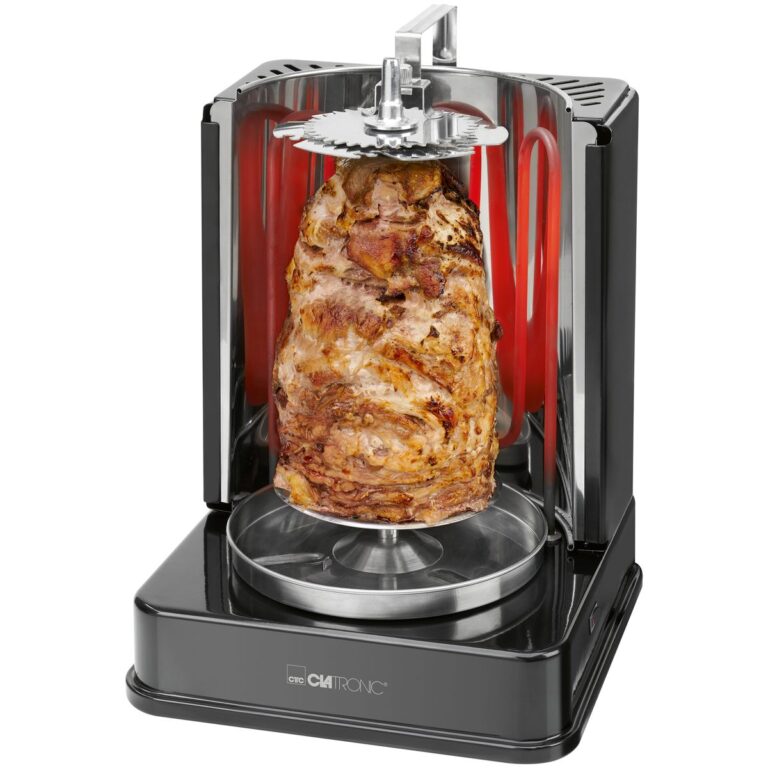 Clatronic DVG 3686 Dikey Kebab Multigrill - Siyah
