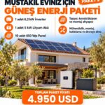 Müstakil Evler için Güneş Enerji Paketi
