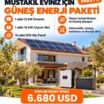 Müstakil Evler için Güneş Enerji Paketi 2
