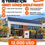 İş Yerleri için Güneş Enerji Paketi