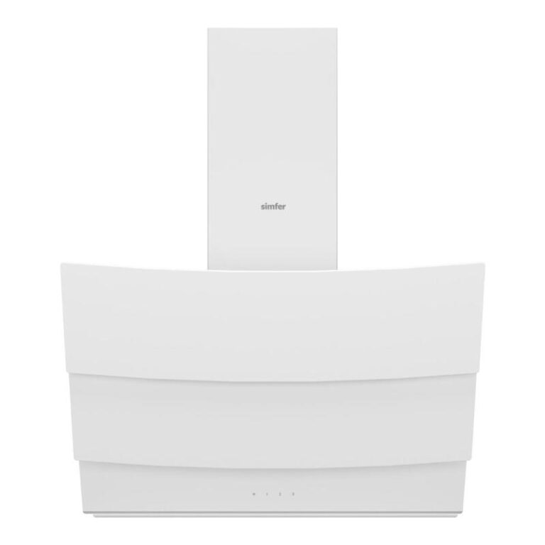 Simfer 8707 60CM Premium Dokunmatik Beyaz Cam Davlumbaz Kumandalı